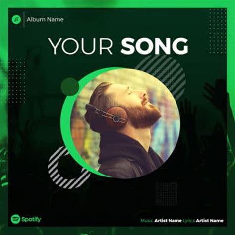 Free Spotify Album Cover Psd Template Free Download Freepsdflyer
