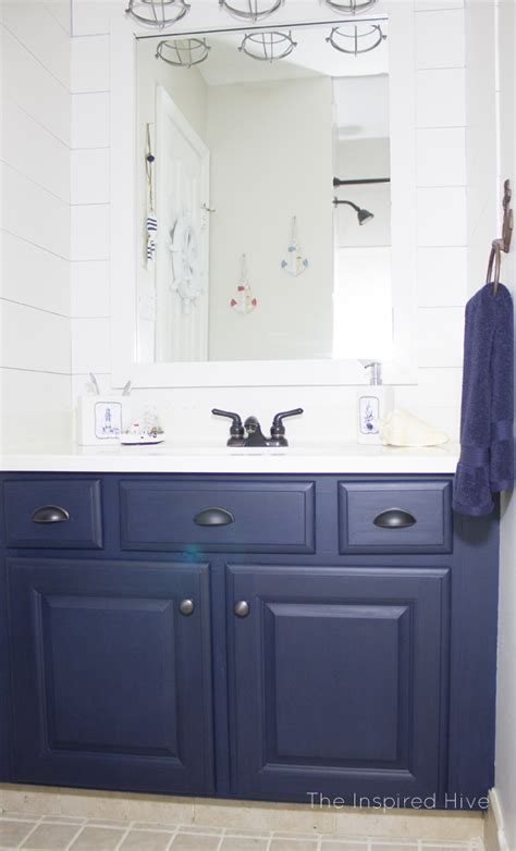 Check spelling or type a new query. Nautical Bathroom Makeover | The Inspired Hive