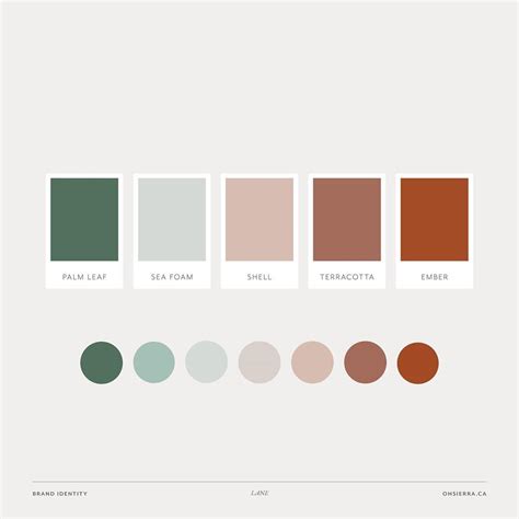 Green, blush, terracotta color palette | Earthy color palette, Website color palette, Brand ...