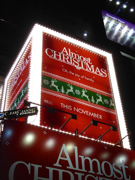 Daily Billboard Almost Christmas Movie Billboards Advertising For