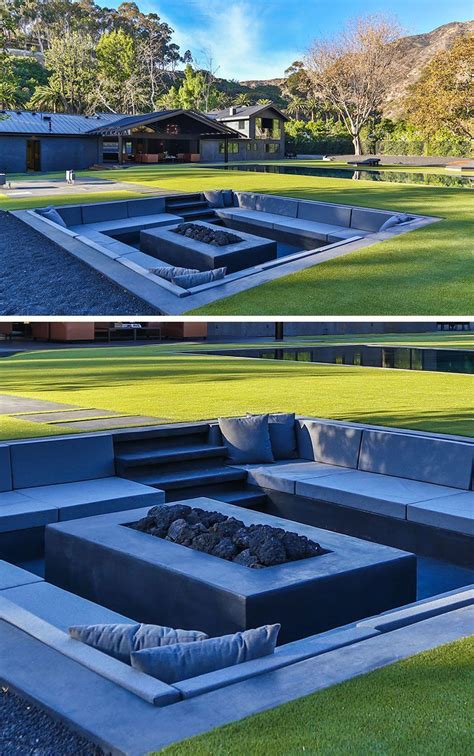 Backyard Design Idea Create A Sunken Fire Pit For Entertaining
