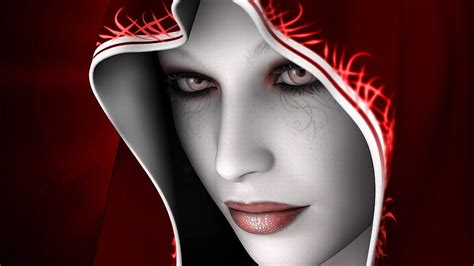 Wallpaper Face Illustration Fantasy Art Fantasy Girl 3d Render Red Cgi Emotion Head