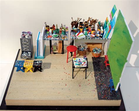 Artist Crafts Teeny Tiny Models Of Famous Artists Studios Huffpost