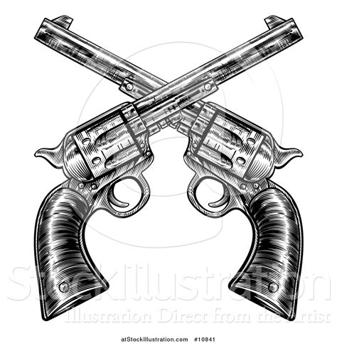 Vector Illustration Of Black And White Woodcut Etched Or Engraved
