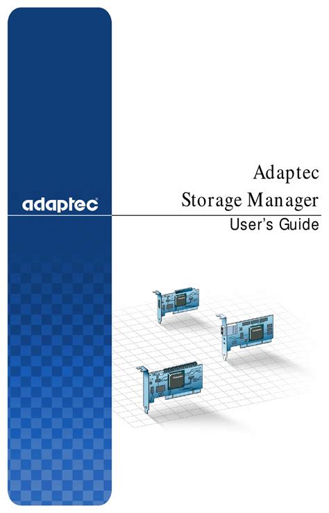 Adaptec Storage Manager User Manual Pdf Download Manualslib