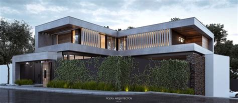 An Architectural Rendering Of A Modern House
