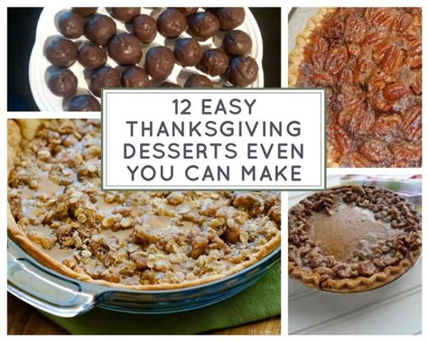 12 Easy Thanksgiving Desserts Even You Can Make Just A Pinch