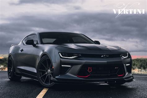Tiny Red Accents Highlight Powerful Looks Of Matte Black Camaro — Carid