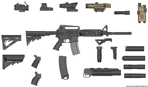 Image M4a1 Sopmod Kit Pimp My Gun Wiki
