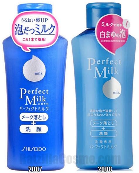 ✅ beautifully styled with versatility: FT Shiseido Sengan SENKA Perfect Milk DISCONTINUED