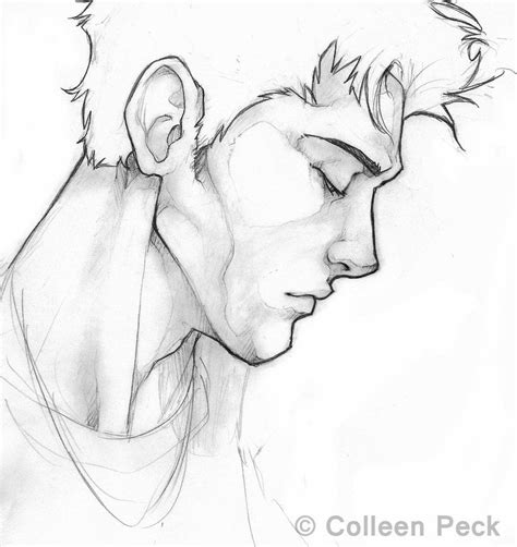 Drawing Man Face Side View Male Outline For Drawing At Getdrawings