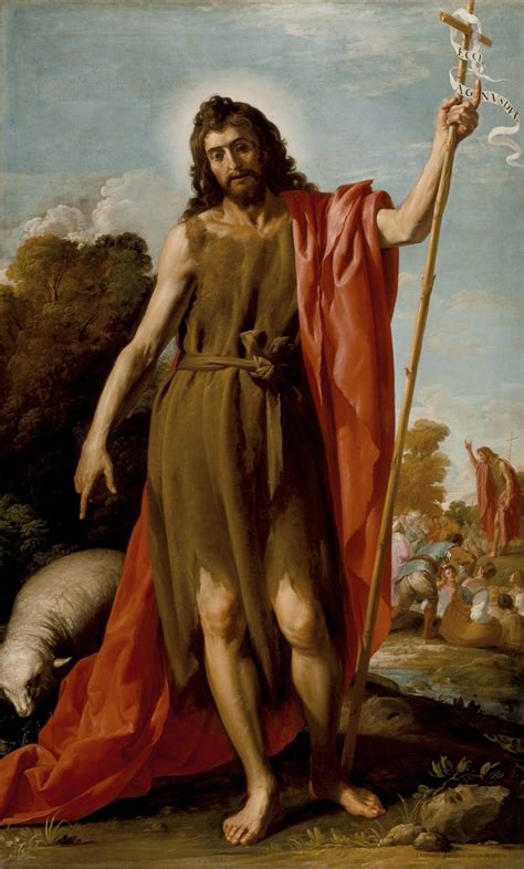 Saint John The Baptist In The Wilderness Jusepe Leonardo Artwork On