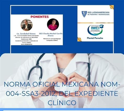 Norma Oficial Mexicana Nom 004 Ssa3 2012 Del Expediente ClÍnico