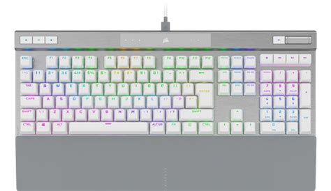 Corsair K70 Pro Rgb Opto Mechanical White Gaming Keyboard Ln128744 Ch