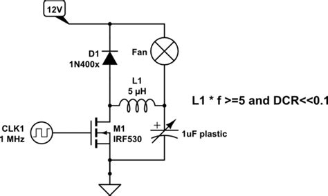 Electronic Driving Mosfet With 5v Pwm For 12v Fan Speed Control