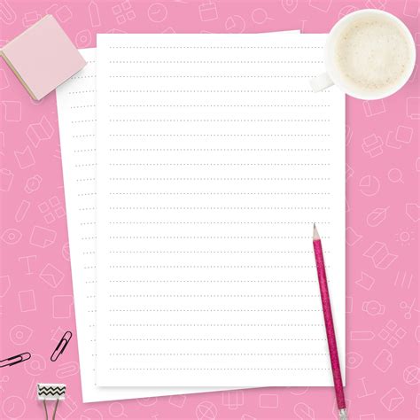 Dotted Lined Paper Printable Printable World Holiday