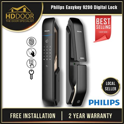 Philips Easykey 9200 Digital Door Lock Shopee Singapore