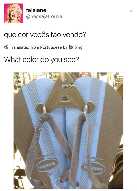 The ability to see color varies from person to person. What Color Are These Flip-Flops? Slippers Causes Same ...