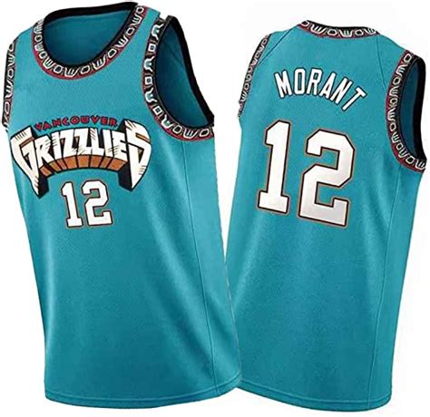 Nbnb Ja Morant Vancouver Grizzlies Mens Basketball Jersey 12 S Xxl