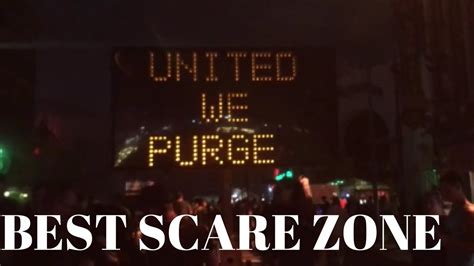 The Purge Scare Zone Universal Studios Orlando Halloween Horror