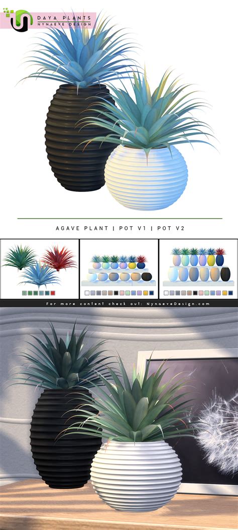 Nynaevedesign Daya Agave Plant Bring Some Desert Emily Cc Finds