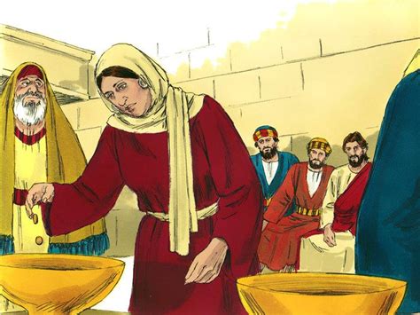 Free Bible Illustrations At Free Bible Images Of The Widow Who Gave