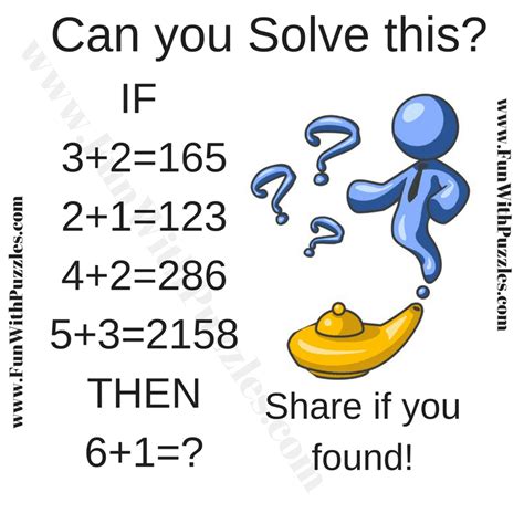 Clever Logical Math Question For Kids Fun Math