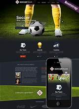 Soccer Website Templates Photos