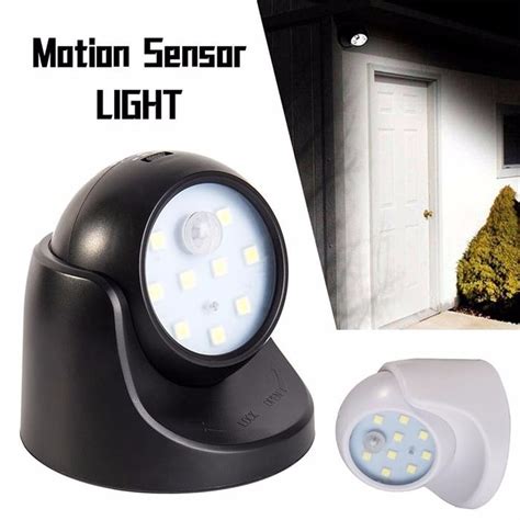 360° Battery Operated Indoor Outdoor Night Motion Sensor Security Led