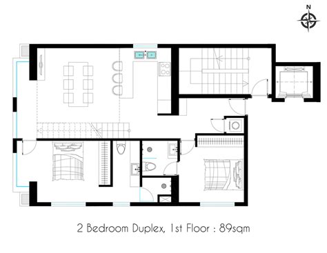 contemporary  bedroom duplex perfect  families habitat