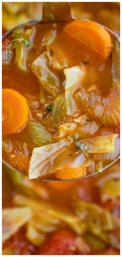 Super Easy Cabbage Soup The Perfect Savory Vegetable Soup Made With Cabbage Tomato Carrots