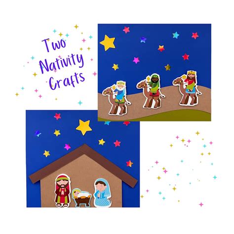 Easy Nativity Crafts For Kids Christmas Preschool Craft Baby Jesus