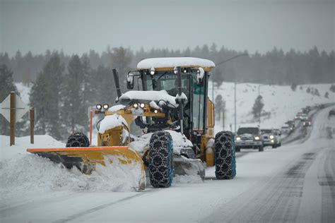 Snowbound California Roads Still Getting A Major Plow Job