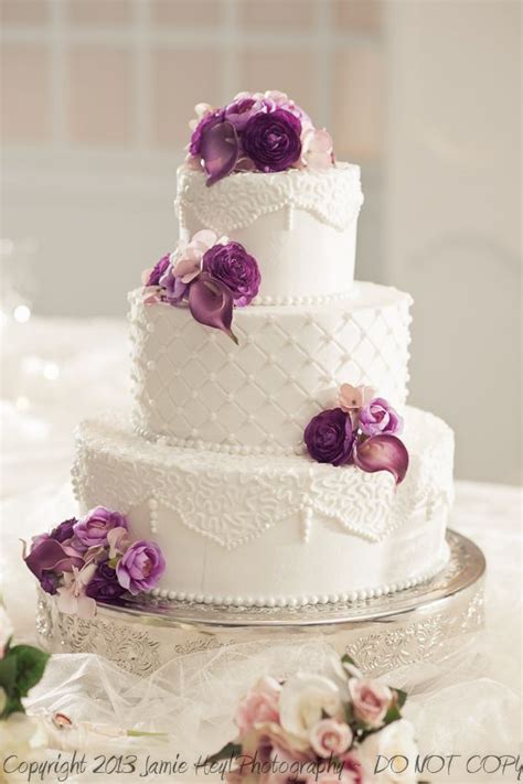 98 Best Plum Colored Wedding Cakes Images On Pinterest