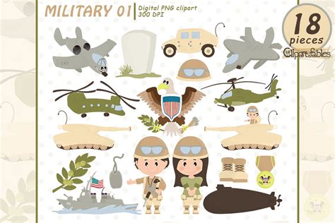 Cute Memorial Day Usa Army Clip Art Soldier Kids By Clipartfables