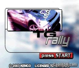 Push your driving skills to the limit while racing against the clock, compete against challenging ai opponents and race in special drift: TG Rally ROM Download for Gameboy Advance / GBA - CoolROM.com
