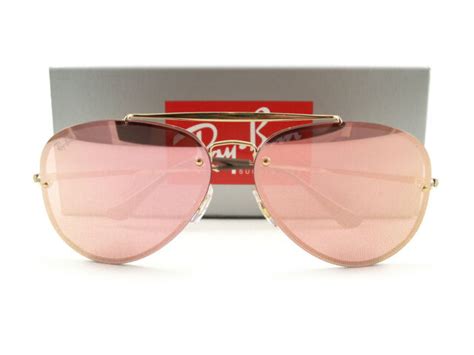 Ray Ban Sunglasses Rb3584n Blaze Aviator Gold Pink Mirror 9052e4
