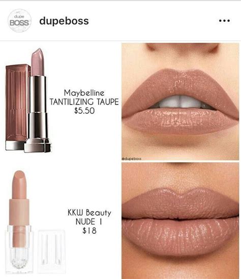 Maybelline In Tantalizing Taupe Makeup Dupes Lipstick Skin Makeup