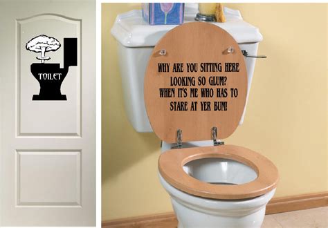 Funny Bathroom Door Signs Strangetowne The Best