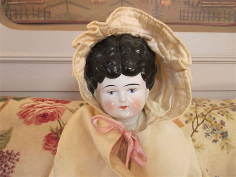 Antique China Head Doll Bertha Very Large From Nostalgicimages On