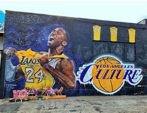 Kobe Bryant Murals By Staples Center Downtown Los Angeles Dtla
