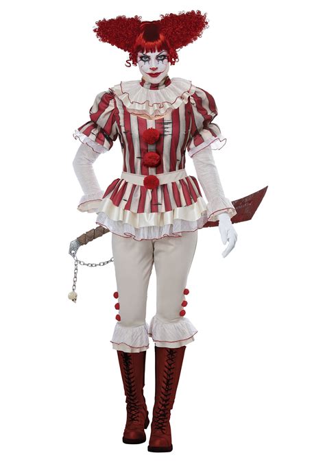 Womens Sadistic Clown Costume