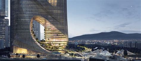 Tower C At Shenzhen Bay Super Headquarters Base By Zaha Hadid