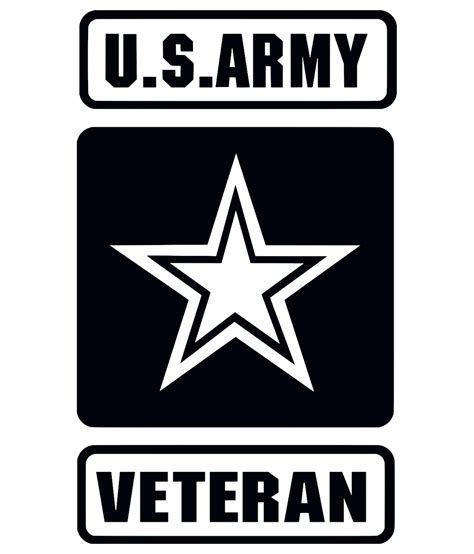 Us Army Veteran Decal Etsy