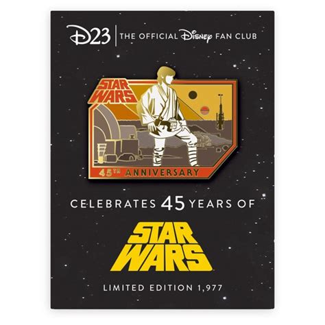 D23 Exclusive Star Wars 45th Anniversary Pin Disney Store