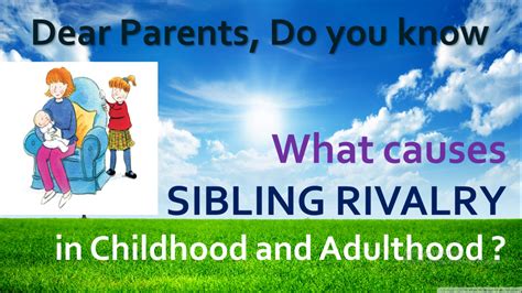 What Causes Sibling Rivalry