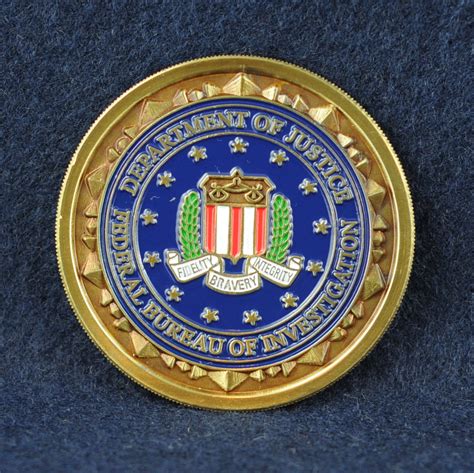 Federal Bureau Of Investigation Fbi Challengecoinsca