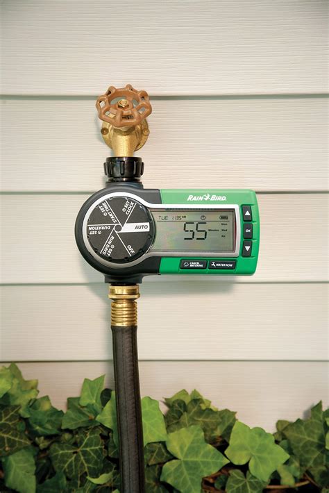 Divide the flow rate available at the water source by the flow rate of the longest row and round down to find the maximum number of rows. Rain Bird 32ETI Easy to Install In-Ground Automatic Sprinkler System Kit (Renewed) - irrigation ...