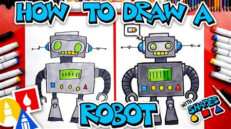 How To Draw A Robot For Kids How To Draw Easy Vrogue