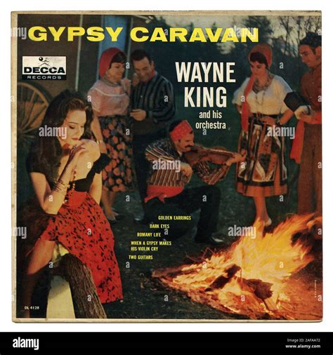 Gypsy Caravan Vintage Vinyl Record Cover Stock Photo Alamy